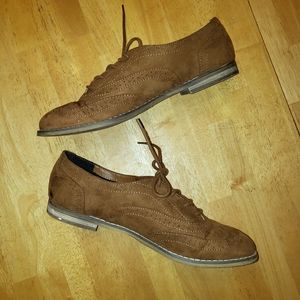 Indigo Road cafe suede laced oxfords shoes 9.5